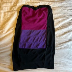 Strapless dress